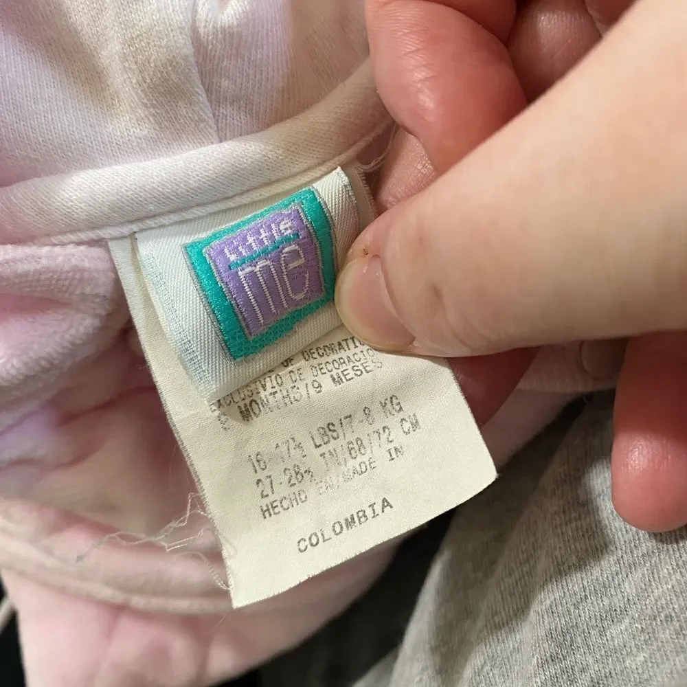 Vintage Little Me Fleece Winter Snow Outfit